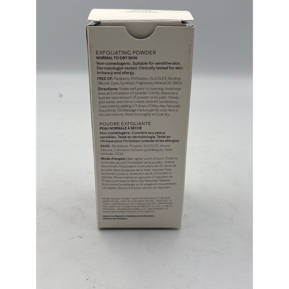 Mary Kay NATURALLY Exfoliating Powder 2.64 oz / 74 g‎ NIB 123970 - Picture 3 of 5